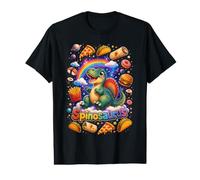 Spinosaurus Pizza Taco Dinosaurio Divertido Camiseta gráfica económica