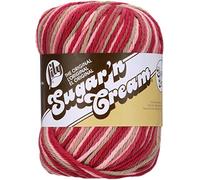 Spinrite Gran tamaño Sugar 'N Cream Yarn Ombres, Super Size, Damasco, Acrílico, 8.6300000000000008x7.62x7.36 cm, 138