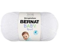 Spinrite (Non-Yarn) Grande Palla Baby Sport filati - Sparkle-Bianco Sparkle