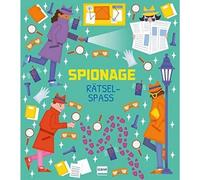 Spionage Rätselspaß: Codes knacken, kombinieren, Karten lesen, Worträtsel lösen. Schult das logische Denken für Kinder ab 6 Jahren