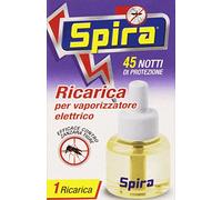 Spira - Carga para Vaporizador eléctrico, eficaz contra Zanzara Tigre - 3 recambios de 35 ml [105 ml]