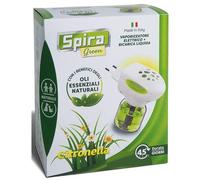 SPIRA GREEN VAPORIZADOR ELECTRICO + CARGA LIQUIDA CITRONELLA 2pcs