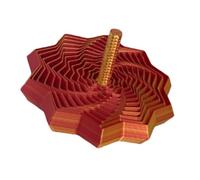 Spiral 3D Printed - Calming Desk Toy, Sensory Toy with Rotating Design Structure, Stress Relief Gadget, Focus Improvement Tool, Portable Accessory for Children Family Work Study Use