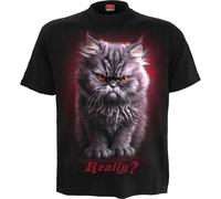 Spiral - Anger Management - Front Print T-Shirt Black S Black