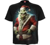 Spiral Bah Humbug Hombre Camiseta Negro XL 100% algodón Regular