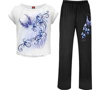 Spiral - Bluebell Fairy - Set de Pijama de Estilo gótico - 4 Piezas - Negro - M