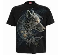 Spiral Celtic Wolf con licencia Camiseta hombre