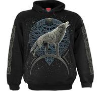 Spiral - Celtic Wolf - Hoody Black S Black
