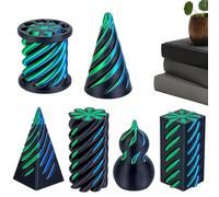 Spiral Cone Fidget Toy - Twist Sensory Gadget for Stress Relief Focus Play | ABS with Rotating Helix Design, Handheld Interactive Spinner for Desk Activity Relaxation Home Office Use