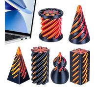 Spiral Cone Fidget Toy - Twist Sensory Gadget for Stress Relief Focus Play | ABS with Rotating Helix Design, Handheld Interactive Spinner for Desk Activity Relaxation Home Office Use