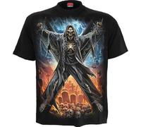 Spiral Crossed Over - Camiseta Hombre Camiseta Negro XXL 100% algodón Regular
