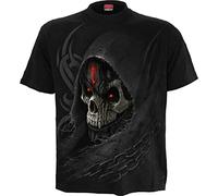 Spiral Dark Death Hombre Camiseta Negro S 100% algodón Regular