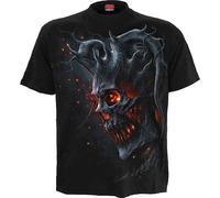 Spiral Death Embers Hombre Camiseta Negro Regular S Negro