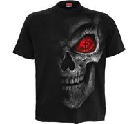 Spiral Death Stare Hombre Camiseta Negro XL 100% algodón vorne Bedruckt, Hinten Bedruckt Regular