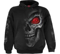 Spiral Death Stare Hombre Sudadera con Capucha Negro XL