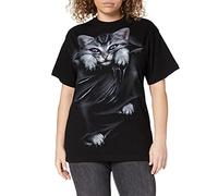 Spiral Direct Bright Eyes - Front Print T-Shirt Black, Camiseta Mujer, Negro (Black 001), 44 (Talla del Fabricante: Large)