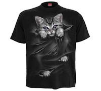 Spiral Direct Bright Eyes - Front Print T-Shirt Black, Camiseta Mujer, Negro (Black 001), 48 (Talla del Fabricante: X-Large)