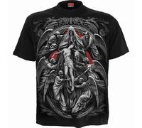 Spiral Direct Reapers Puerta Esqueleto Demonio Calavera Punk Gótico Camiseta