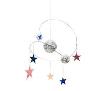 Spiral Disco Ball Swatcher, Efectos De Luz Encantadores, Surcather Con Bola De Discoteca Y Estrellas Reflectantes, Decoración De Ventanas Del Receptor Solar Colgante, Llamativo, Para Ventanas, Jardine