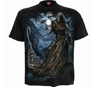 Spiral Ferryman Hombre Camiseta Negro L 100% algodón Regular