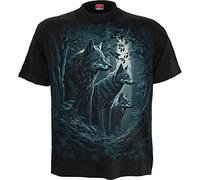 Spiral Forest Guardians Hombre Camiseta Negro 3XL 100% algodón Regular