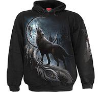 Spiral from Darkness Hombre Sudadera con Capucha Negro L 100% algodón Regular