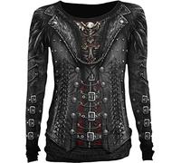 Spiral - Gothess Wrap - Top de Corte Holgado - Estampado Integral - Negro - M