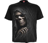 Spiral Grim Ripper Hombre Camiseta Negro 100% algodón Regular
