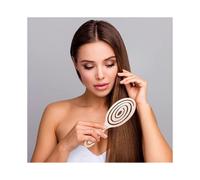 Spiral Hair Brush Without Pulling, Detangling Brush Suitable for Curls & Long Hair of Women, Men & Children, Scalp Massage Brush