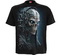 Spiral Human 2.0 Hombre Camiseta Negro 100% algodón Regular