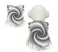 Spiral Line Art L - Ropa para mascotas para perros pequeños, bonito traje de verano para cachorros, ropa suave y transpirable para mascotas para gatos