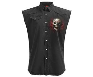 Spiral M602-Workshirts Camisa Abotonada, Black, 3XL Hombre