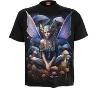 Spiral Magical Mujer Camiseta Negro XXL 100% algodón Regular