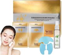 Spiral Peptide Deer Bone Collagen Essence Kit - Japanese Spiropeptide Deer Collagen Essence Set | Conopeptide Nano Instant Filling Essence Set | Collagen Essence Tightening Patch (1Set)
