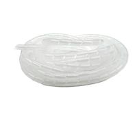Spiral Protector Sleeve Wire Wrap 4mm to 30mm Flexible Winding Tube for Enhanced Cable Management Tools(White,18mm x 4 Meters)