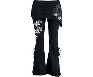 Spiral Pure of Heart Mujer Leggins Negro M 100% algodón Corte Botas
