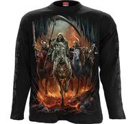 Spiral Revelation Hombre Camiseta Manga Larga Negro XL