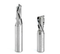 spiral router bit, Broca espiral PCD con revestimiento de diamante for fresas de limpieza inferior de carpintería CNC,for cutting(2pcs d20xD26xH60)