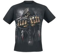 Spiral Soul Searcher Hombre Camiseta Negro Regular 3XL Negro