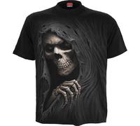 Spiral Soul Searcher Hombre Camiseta Negro Regular S Negro