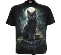 Spiral Spell Bound Hombre Camiseta Negro M 100% algodón Regular