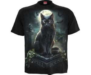 Spiral Spell Bound Hombre Camiseta Negro M 100% algodón Regular