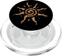 Spiral Sun Boho Hippie Fairy Grunge Goblin Vintage Graphic PopSockets PopGrip para MagSafe