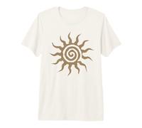 Spiral Sun Fairy Grunge Hippie Goblin Earthy Graphic Camiseta Premium