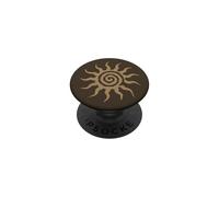 Spiral Sun Fairy Grunge Hippie Goblin Earthy Graphic PopSockets PopGrip Adhesivo