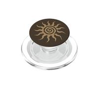 Spiral Sun Fairy Grunge Hippie Goblin Earthy Graphic PopSockets PopGrip para MagSafe