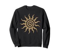 Spiral Sun Fairy Grunge Hippie Goblin Earthy Graphic Sudadera
