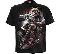 Spiral Top Dog Hombre Camiseta Negro M 100% algodón Regular