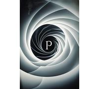 Spiral Within P Monogram Initial Journal