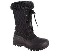 Spirale Belle NY, Botas de Invierno para Mujer, Bota Cálida para Mujer ideal para la Nieve con Forro Polar, Negro, Talla 42